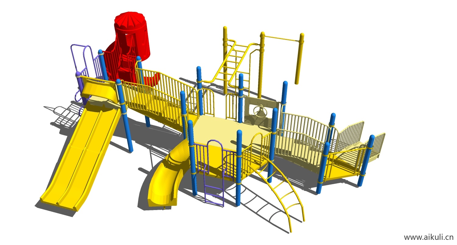 现代游乐设施儿童设施BR-SU免费模型