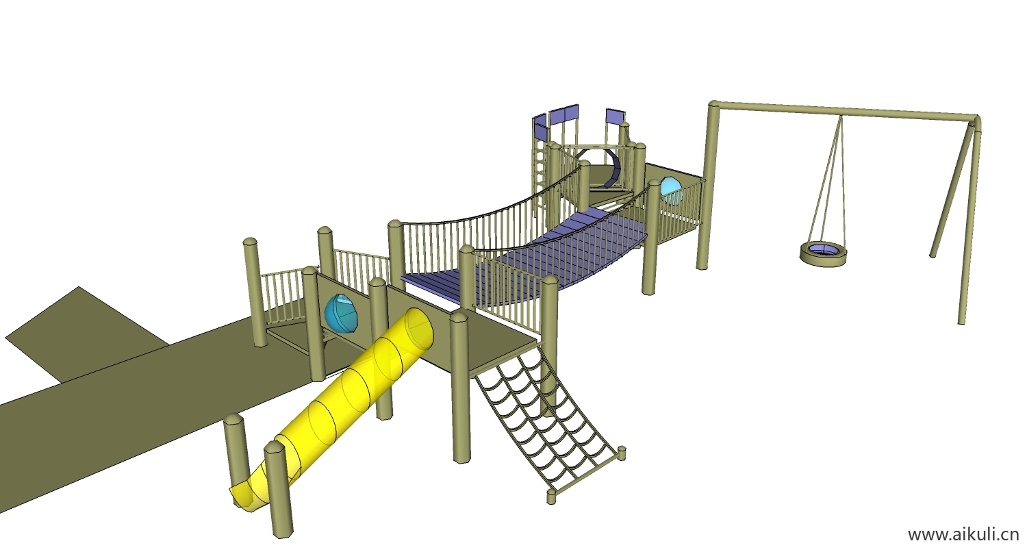 现代游乐设施儿童设施BP-SU免费模型