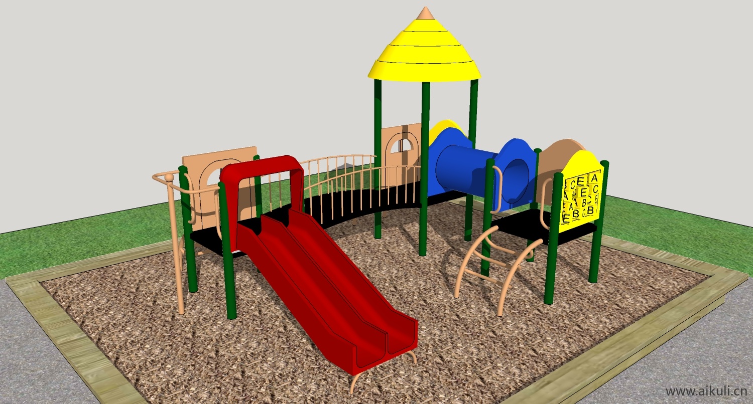 现代游乐设施儿童设施BQ-SU免费模型
