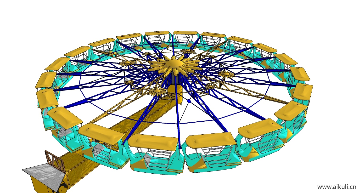 现代游乐设施儿童设施BG-SU免费模型