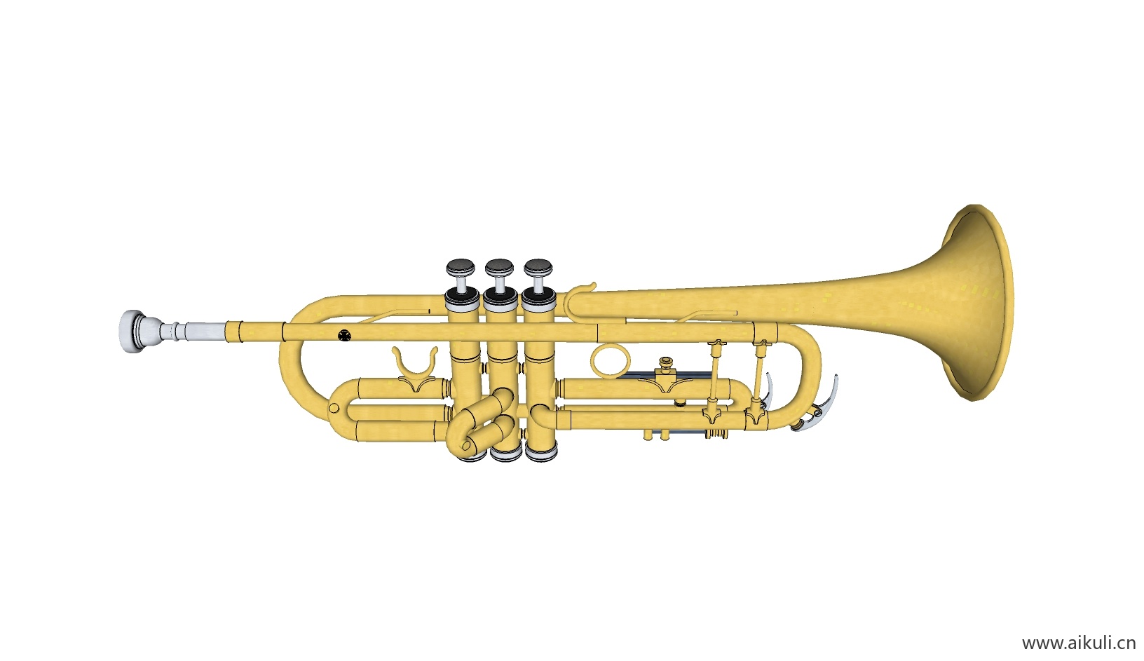 现代 唢呐 吉他 电子钢琴 手鼓 古代乐器BV-SU免费模型