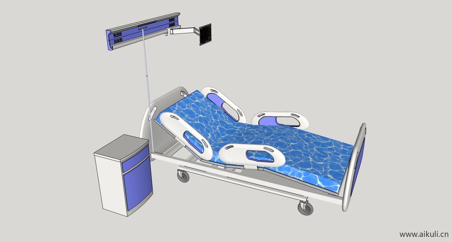 病床病房医疗 医疗设备设施hospital beda su模型