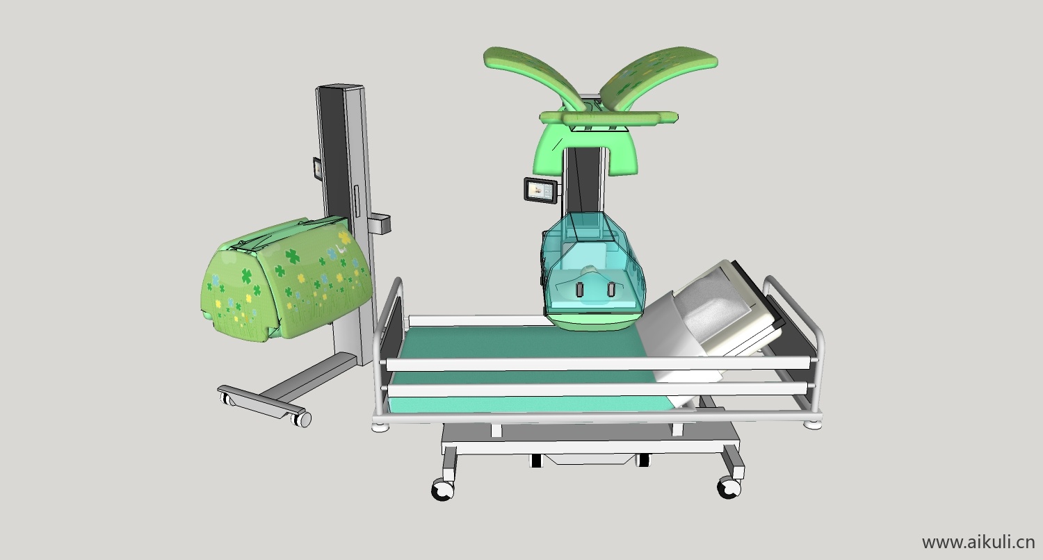 病床病房医疗 医疗设备设施hospital bedr su模型