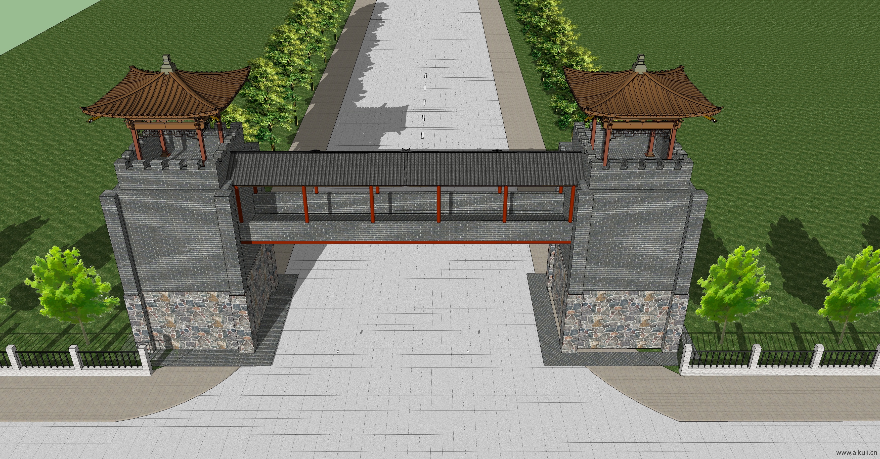 文化公园大门入口5