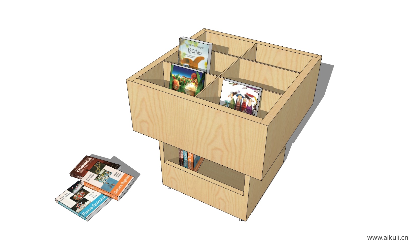 现代儿童卡通桌椅 幼儿园桌椅设施Q-SU模型