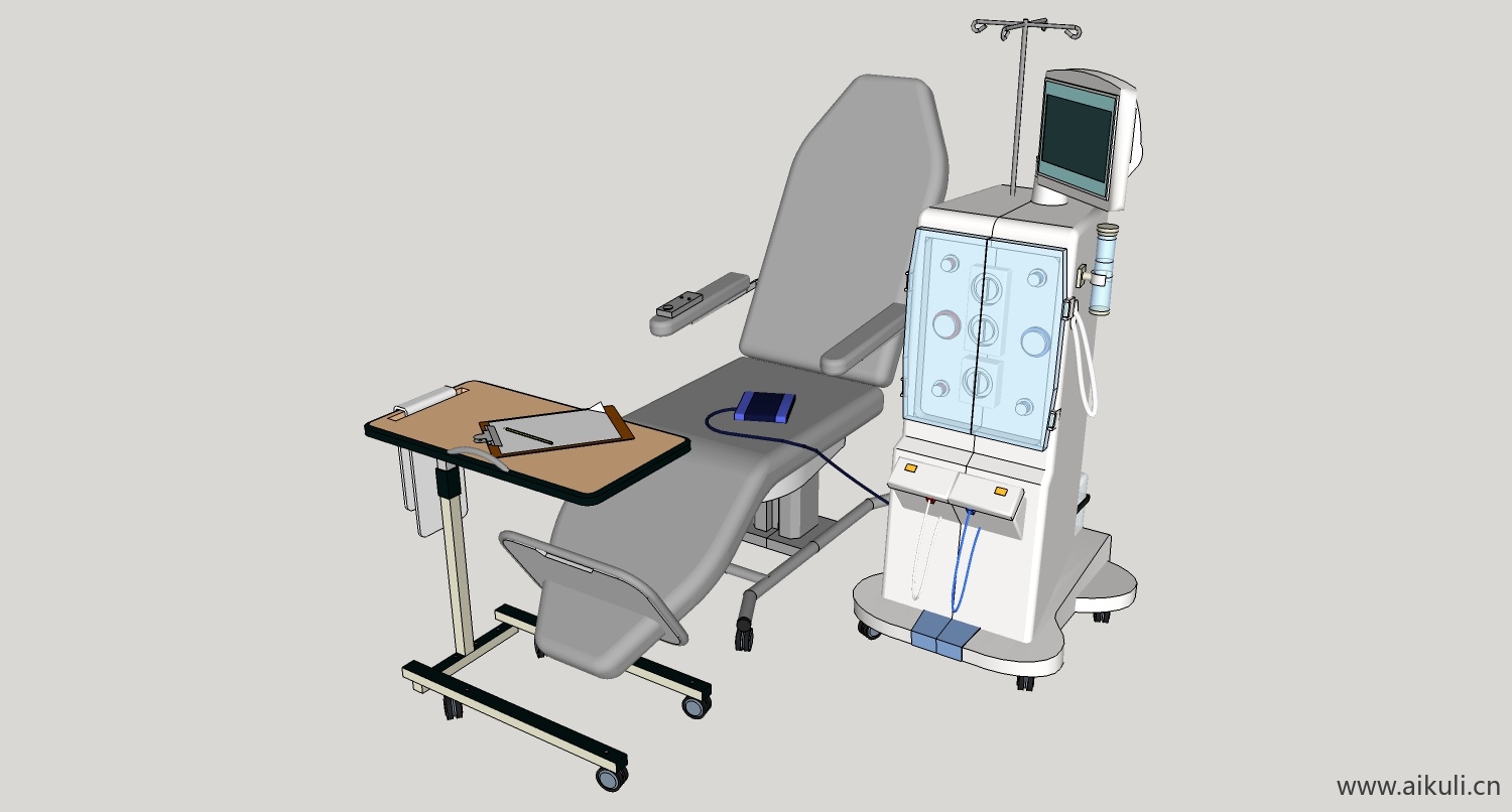 手术台设备医用产品医疗su模型 ioperating table