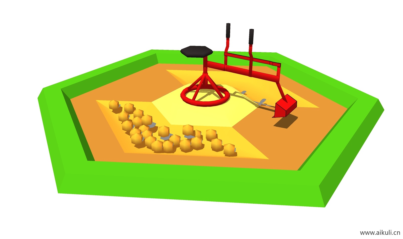卡通玩具 现代幼儿园儿童玩具 教学设备N-SN模型