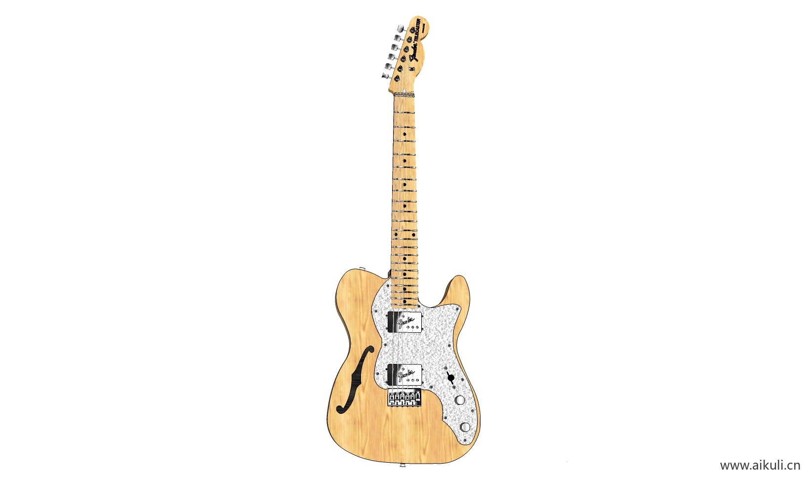 吉他 钢琴 手鼓 乐器B-SU免费模型