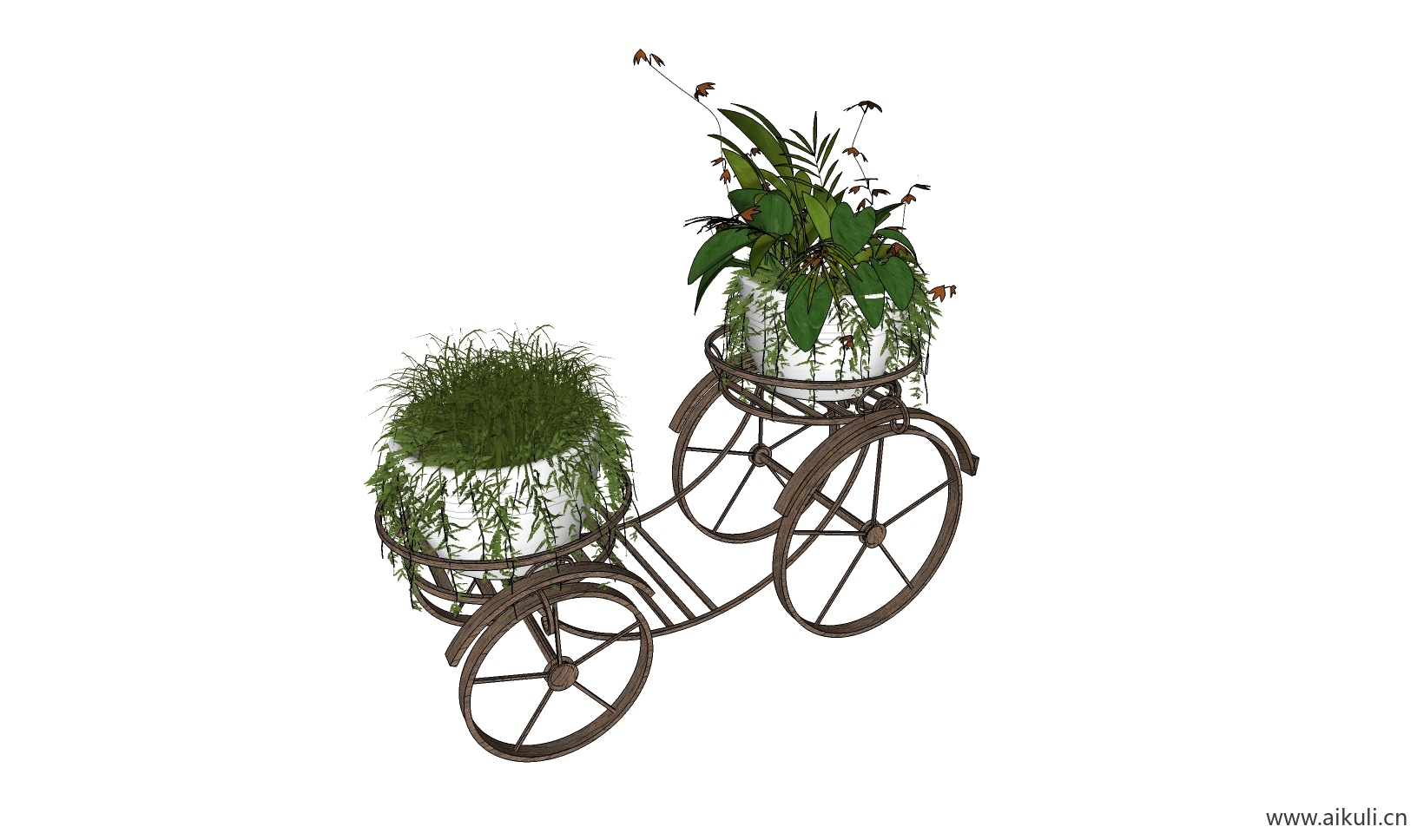 绿墙花架 拱门植物 植物墙 盆栽 盆景BN-su免费模型