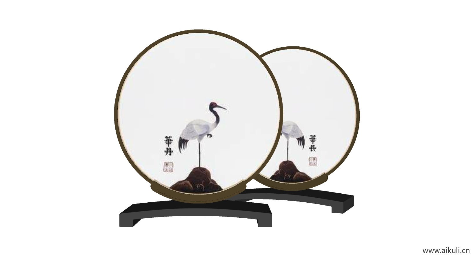 新中式饰品 室内摆件装饰元素A-SU模型