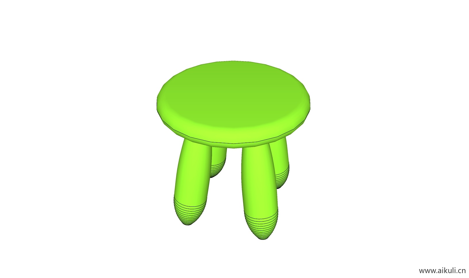 儿童桌椅 幼儿园桌椅设施BI-SU模型