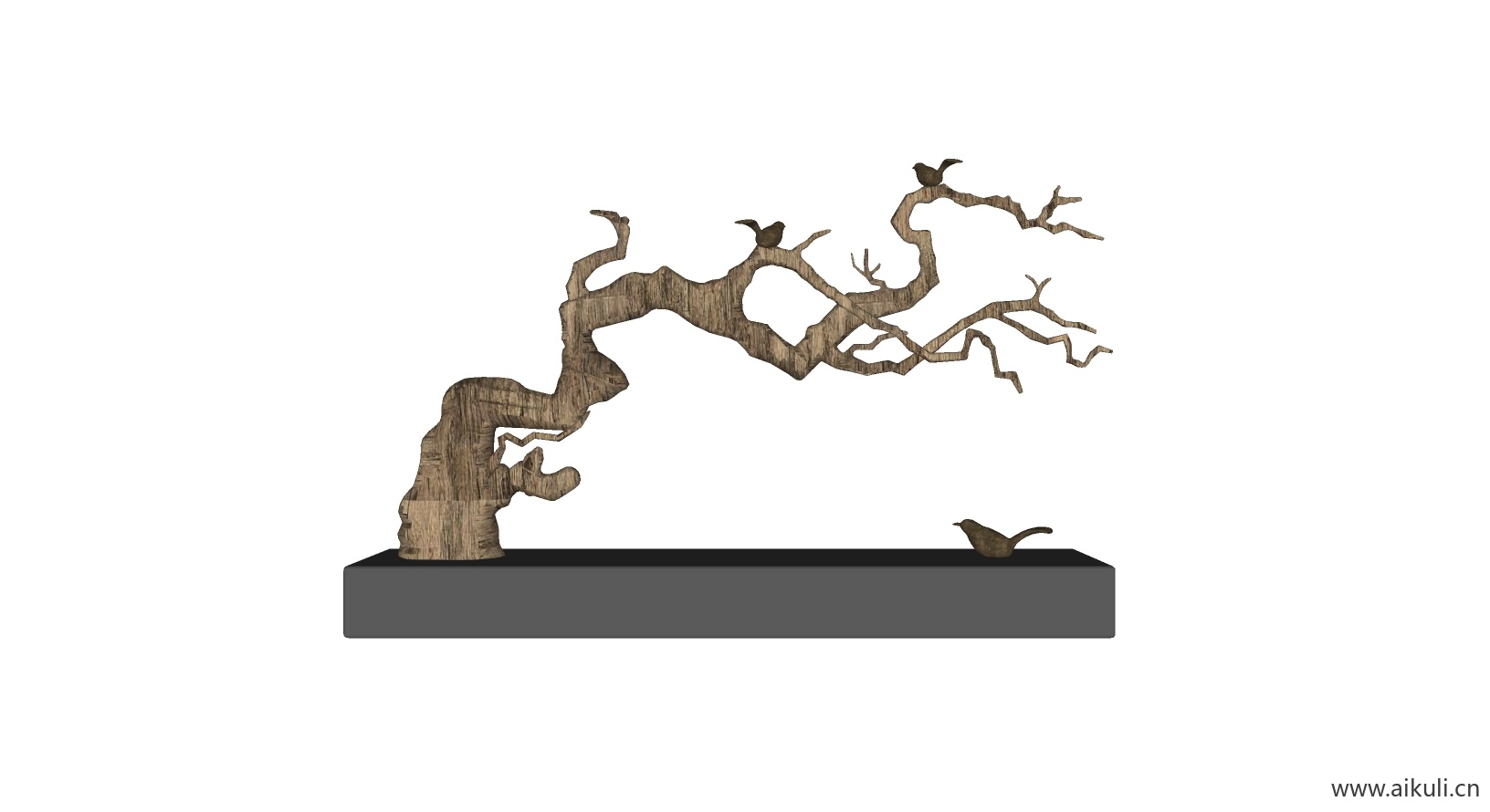 新中式饰品 室内摆件装饰元素E-SU模型