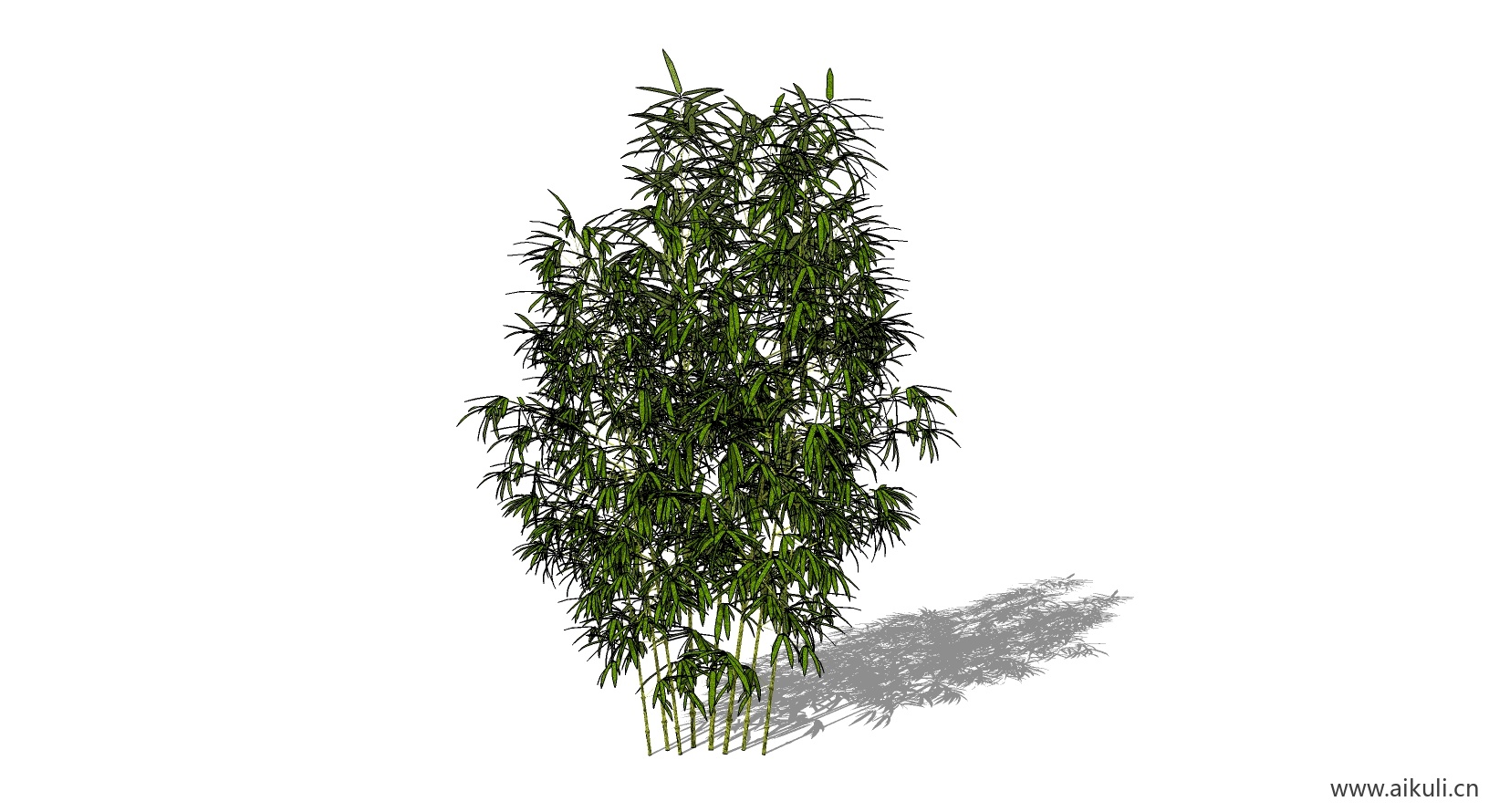 竹子 植物E-SU模型