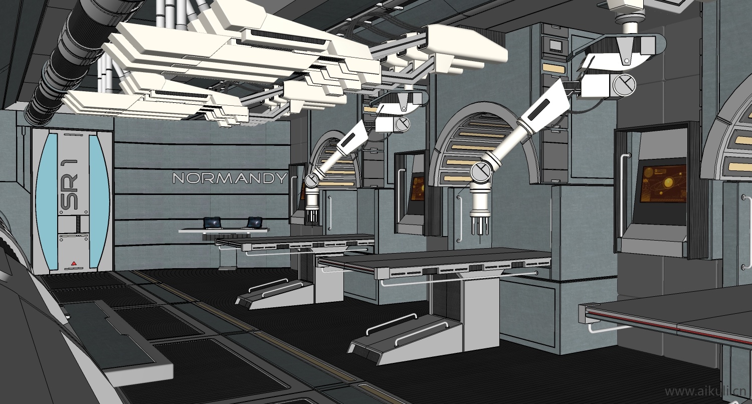 科室病房医疗medical-d su模型素材