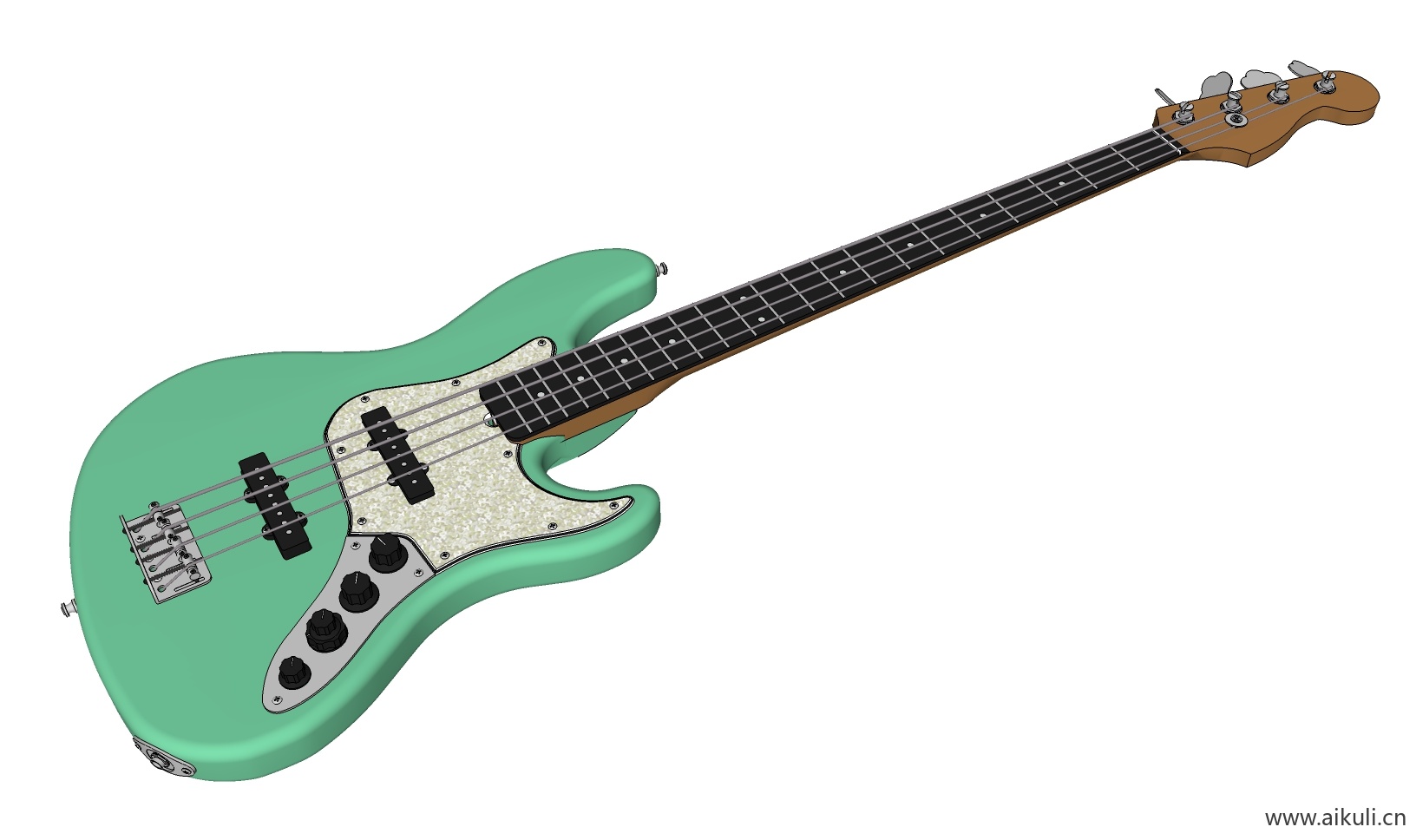 现代 唢呐 吉他 电子钢琴 手鼓 古代乐器I-SU免费模型