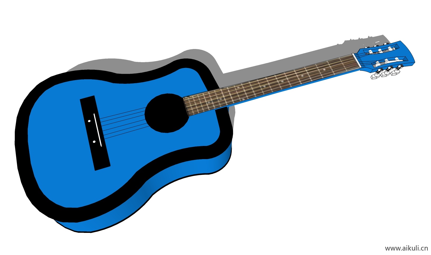 现代 唢呐 吉他 电子钢琴 手鼓 古代乐器CF-SU免费模型