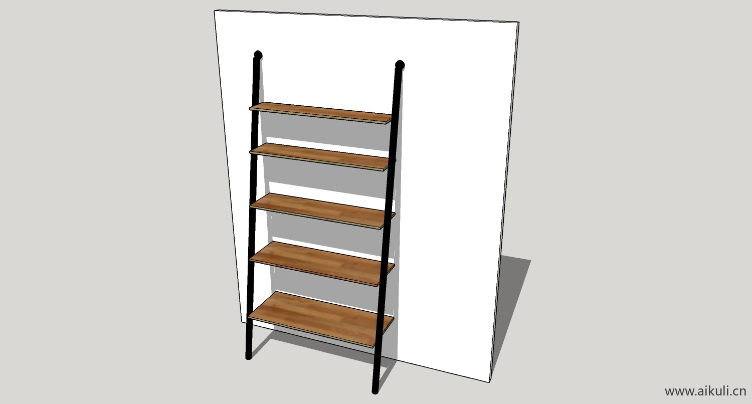 su模型墙柜 书架 异形书柜bookcasecj su素材