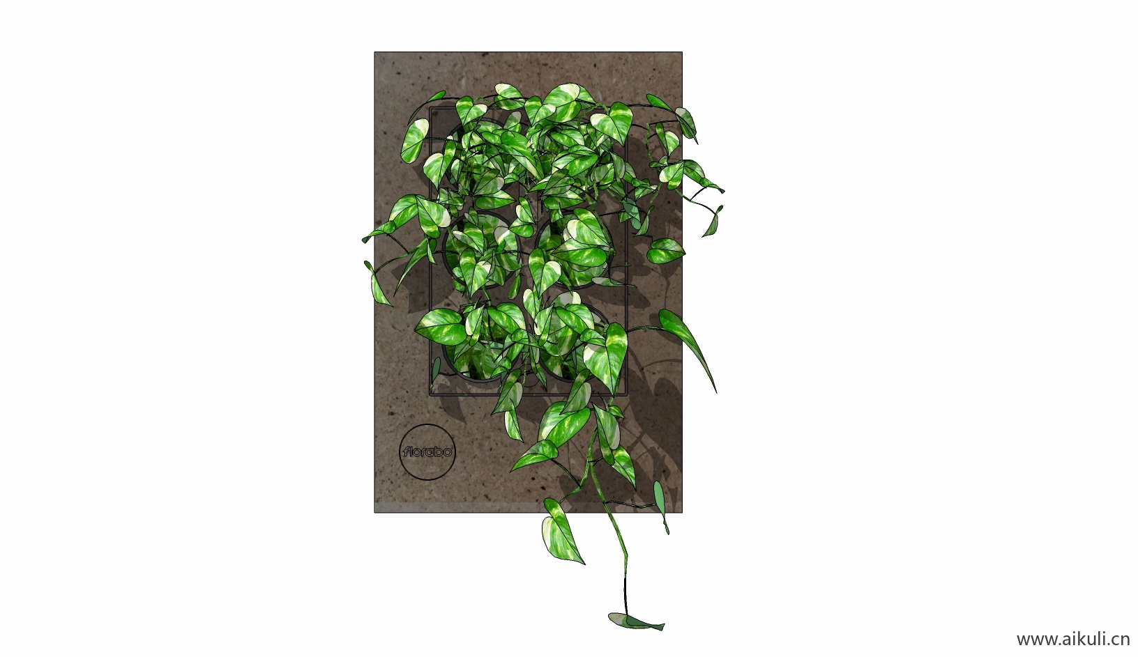 现代绿墙花架 拱门植物 植物墙 盆栽 盆景BO-su免费模型