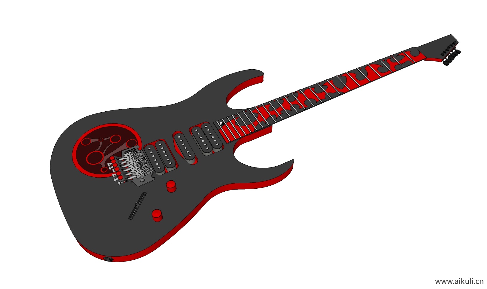 吉他 钢琴 手鼓 乐器BO-SU免费模型