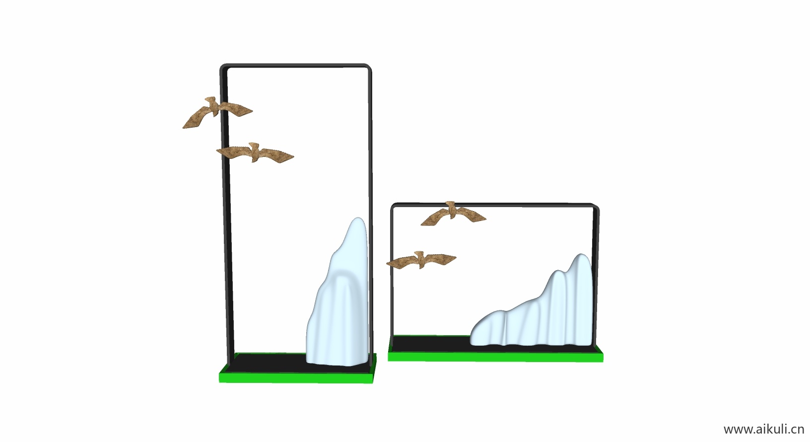 新中式摆件 SU室内摆件9饰品