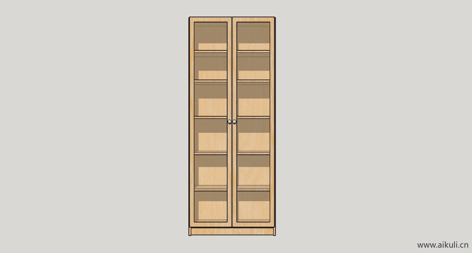 现代墙柜 书架 异形书柜bookcasep su模型