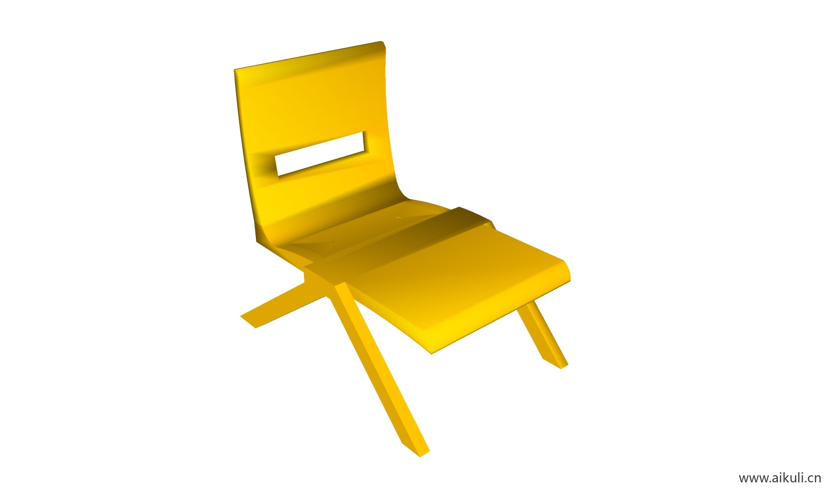 现代儿童卡通桌椅 幼儿园桌椅设施BH-SU模型