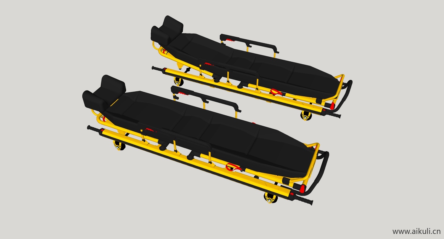 担架医疗medicalf su模型素材