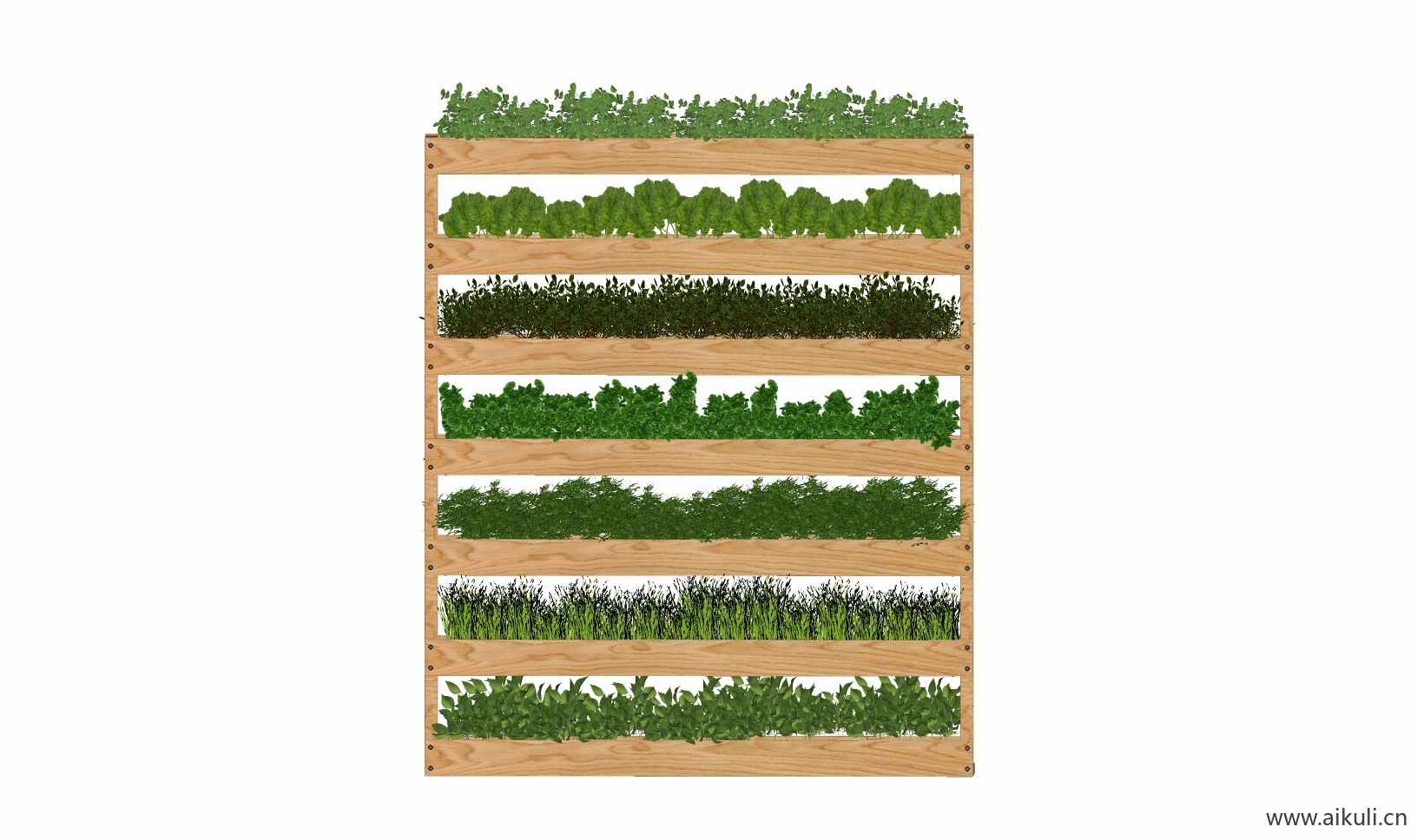 现代绿墙花架 拱门植物 植物墙 盆栽 盆景BC-su免费模型