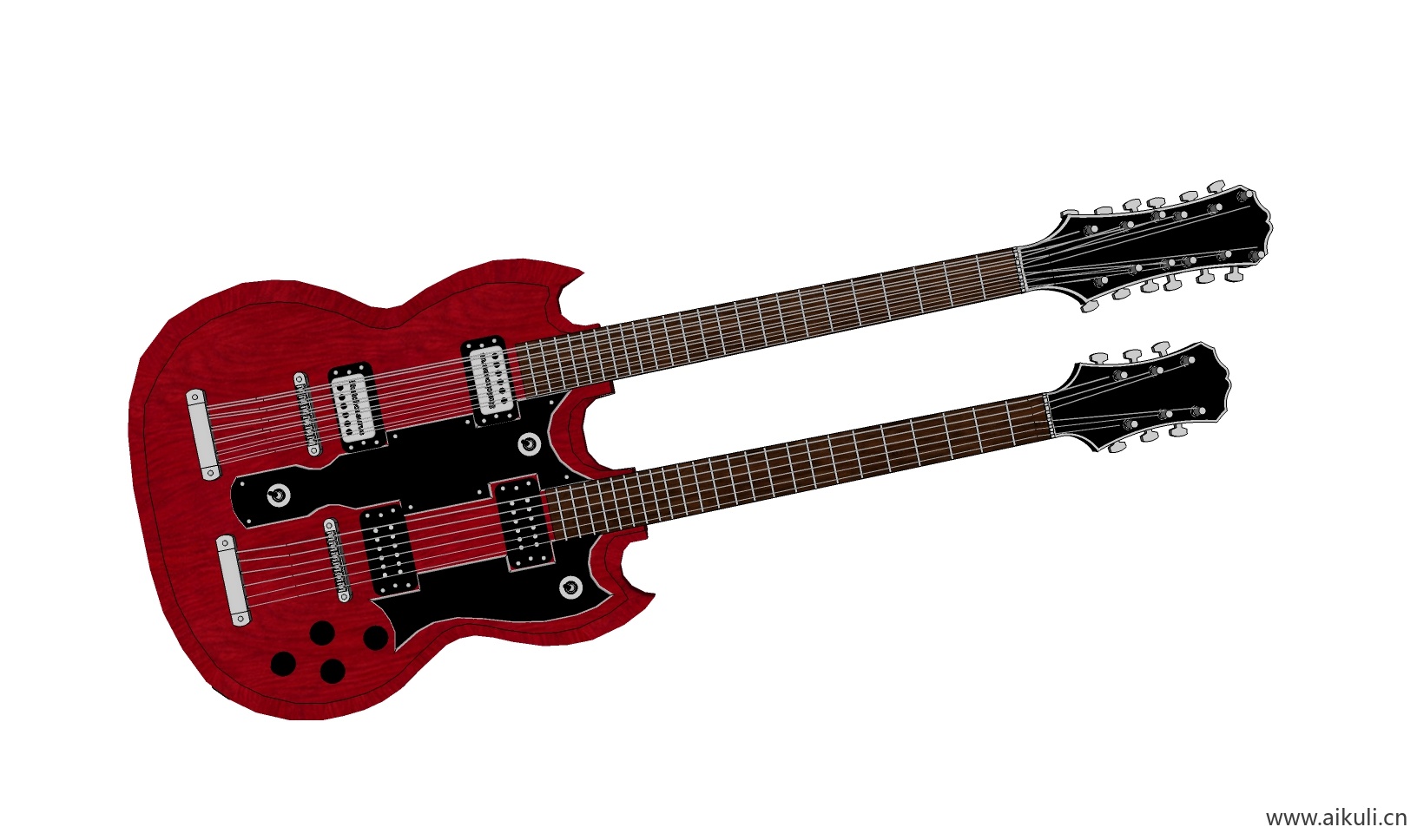 吉他 钢琴 手鼓 乐器BL-SU免费模型