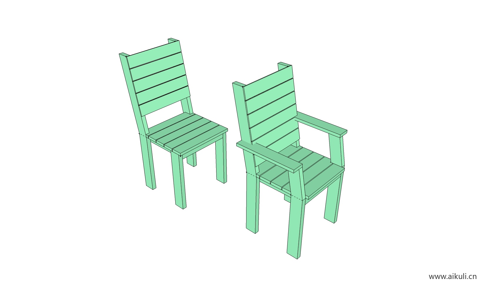 现代儿童卡通桌椅 幼儿园桌椅设施Y-SU模型