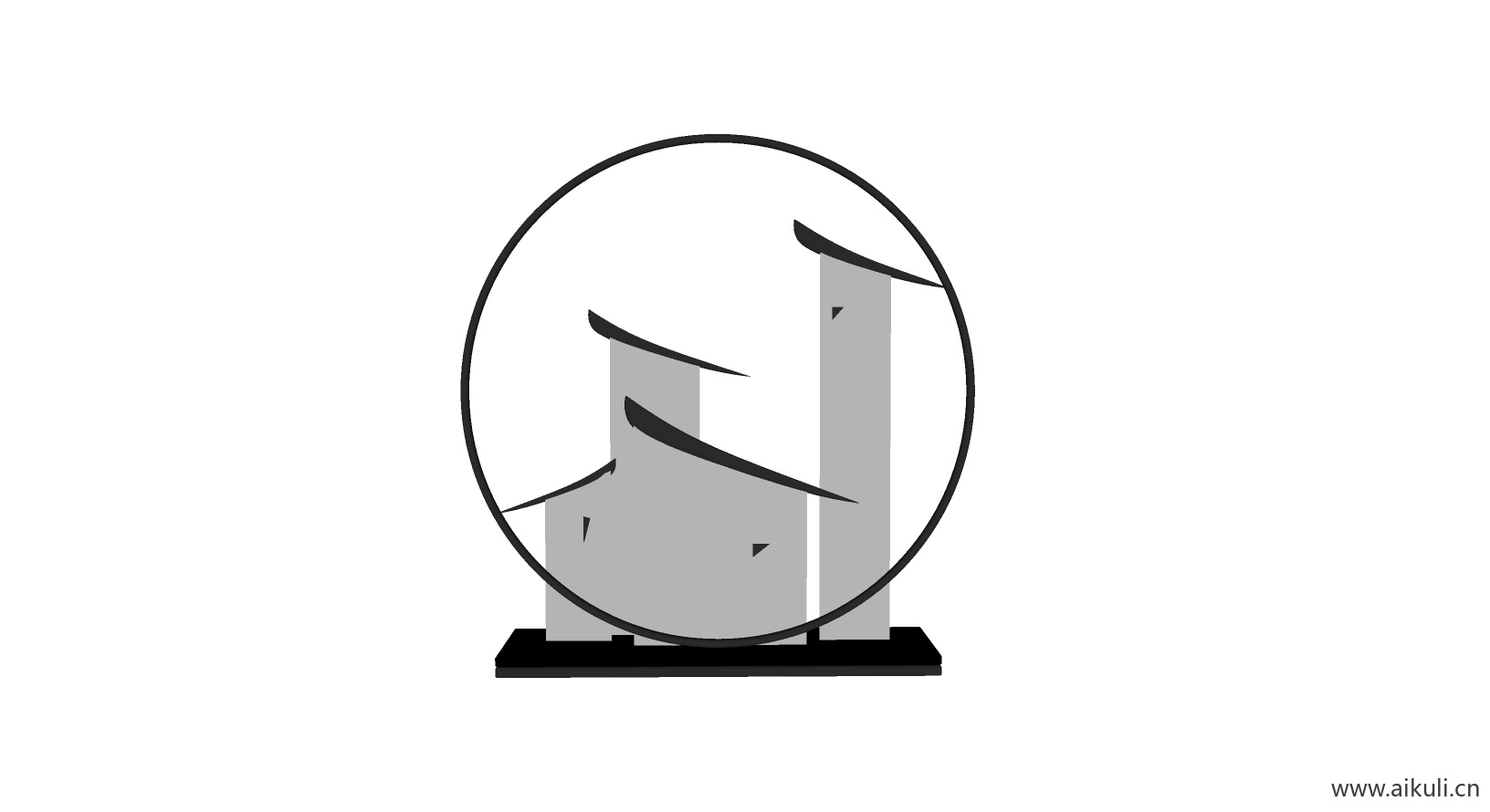 新中式摆件 SU7饰品_1