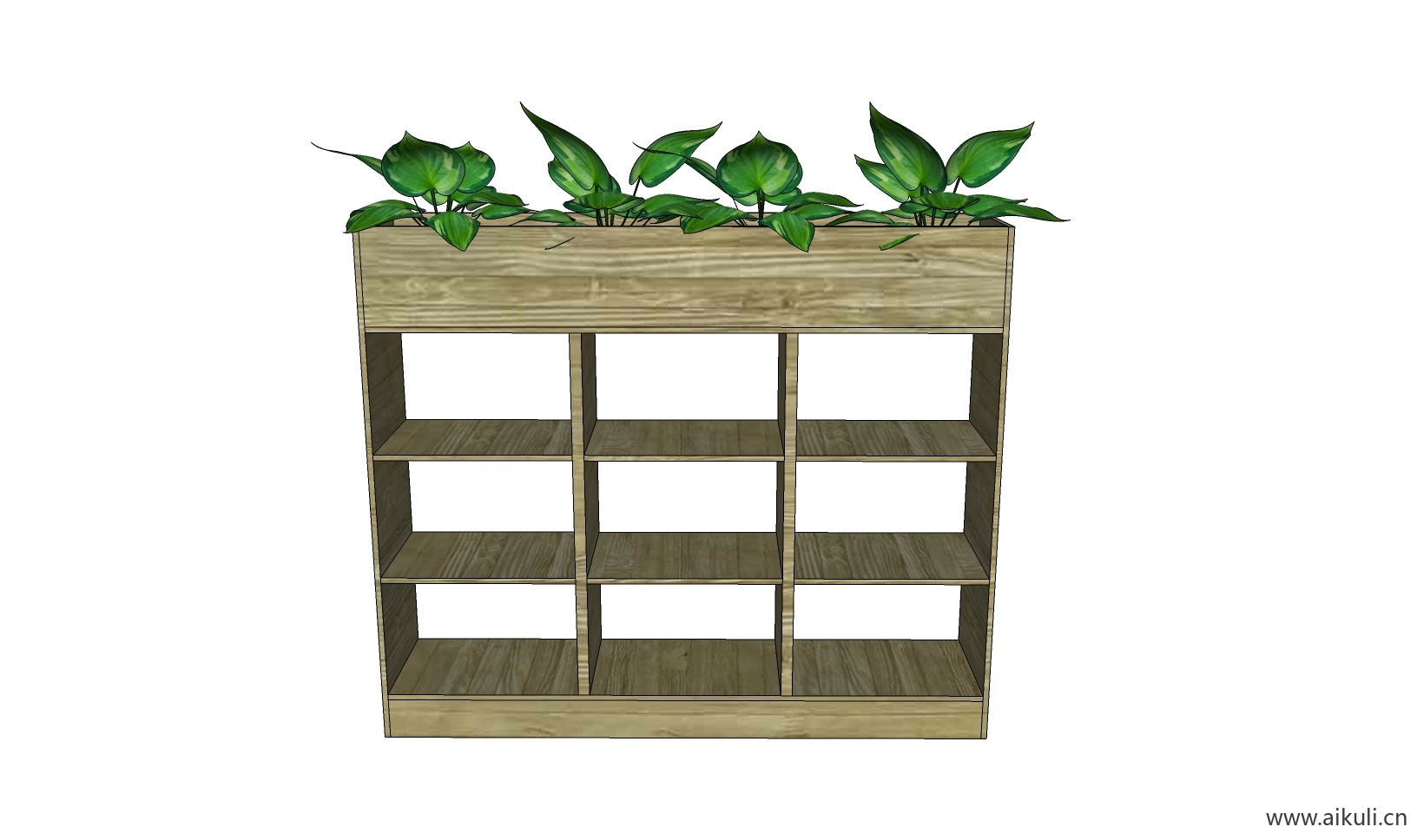 绿墙花架 拱门植物 植物墙 盆栽 盆景BR-su免费模型