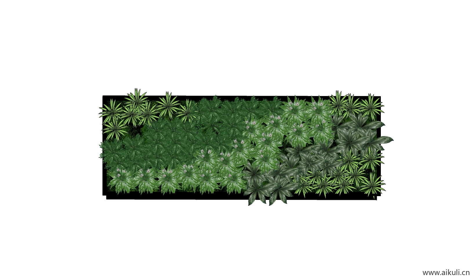 现代绿墙花架 拱门植物 植物墙 盆栽 盆景BI-su免费模型