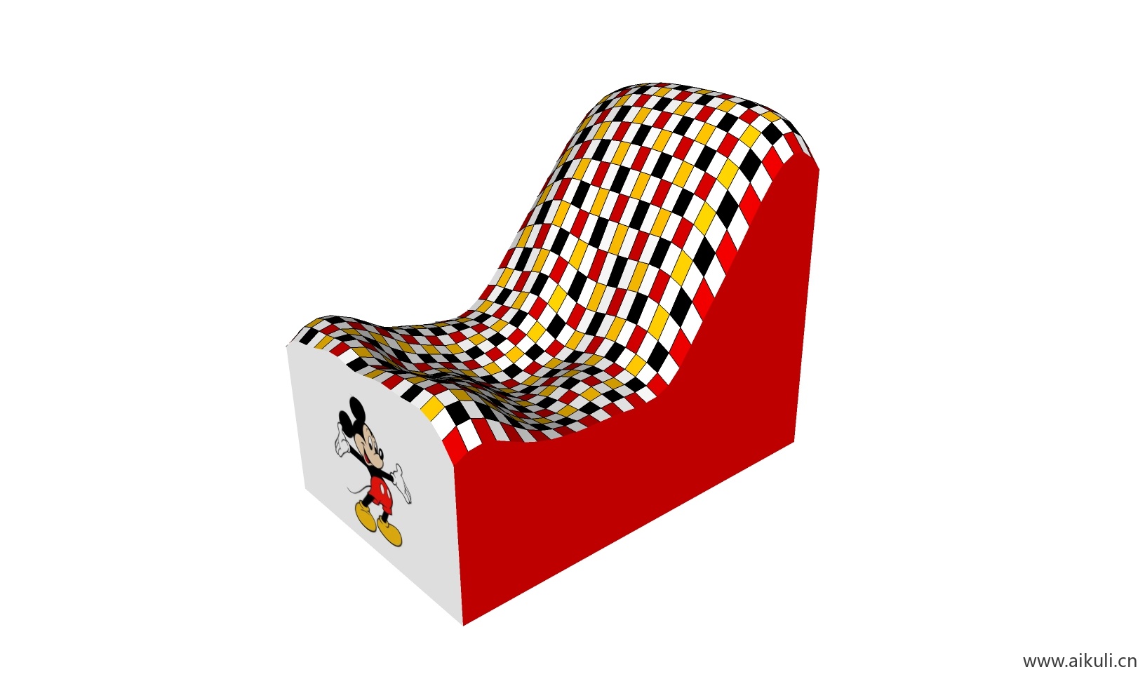 现代儿童卡通桌椅 幼儿园桌椅设施G-SU模型