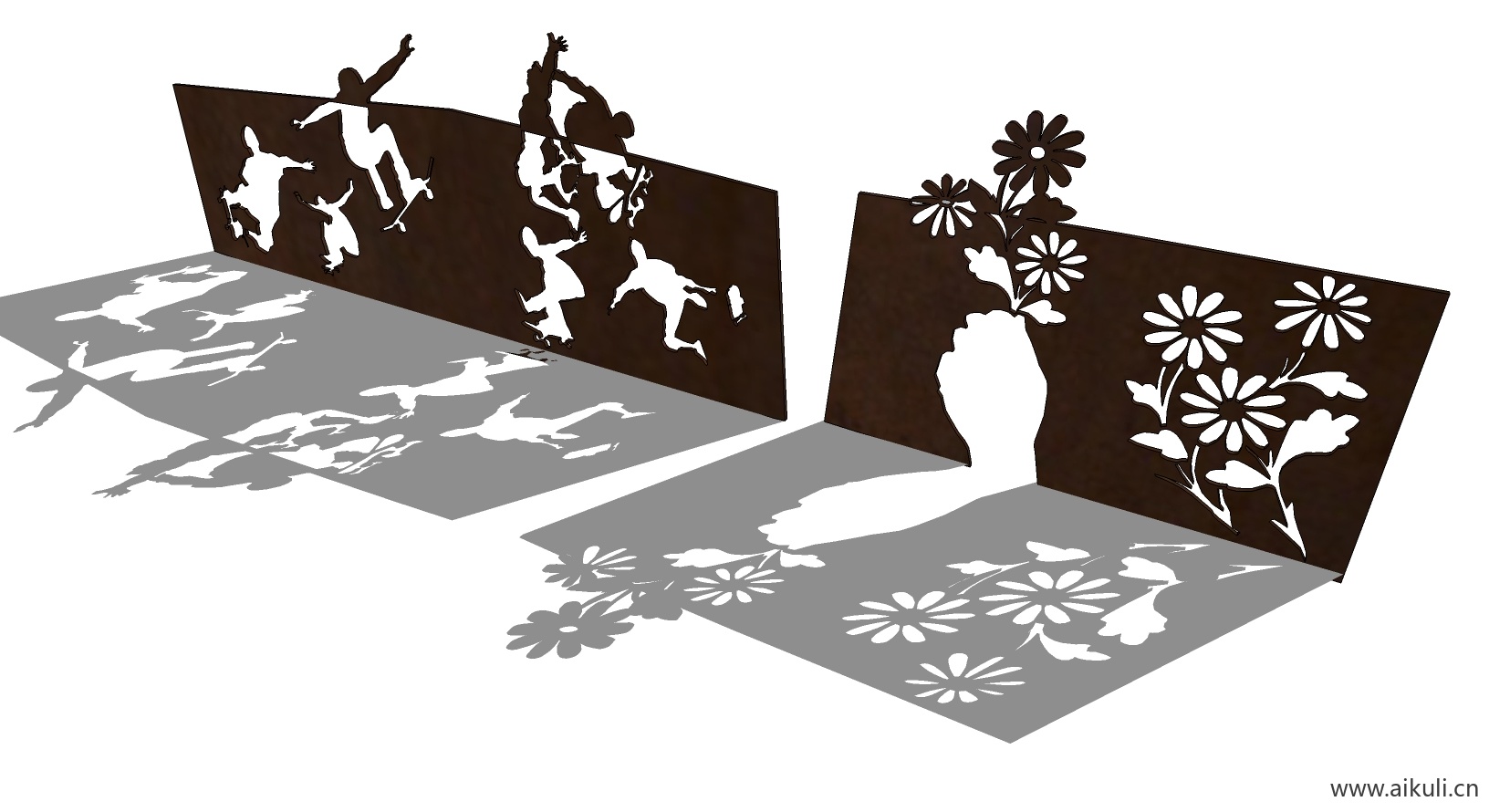 异形曲面剪影景墙 (3)