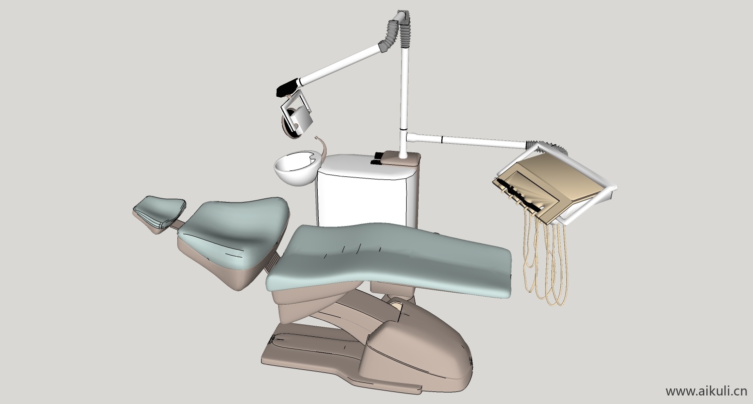 手术台设备医用产品医疗su模型 hoperating table