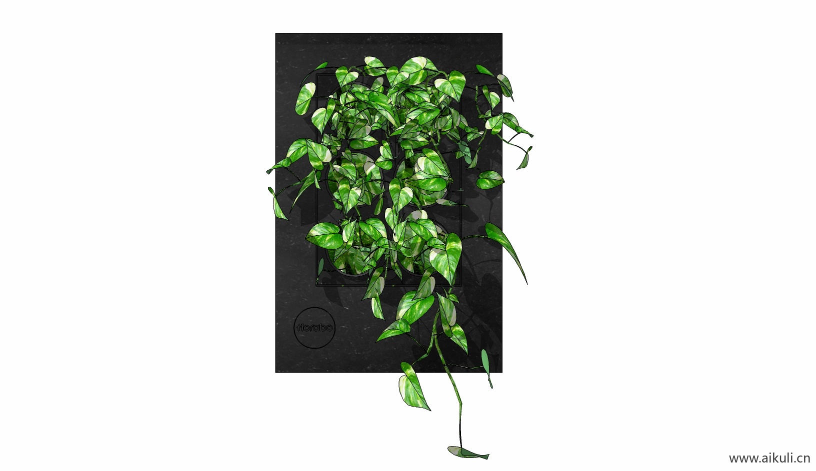 现代绿墙花架 拱门植物 植物墙 盆栽 盆景BP-su免费模型