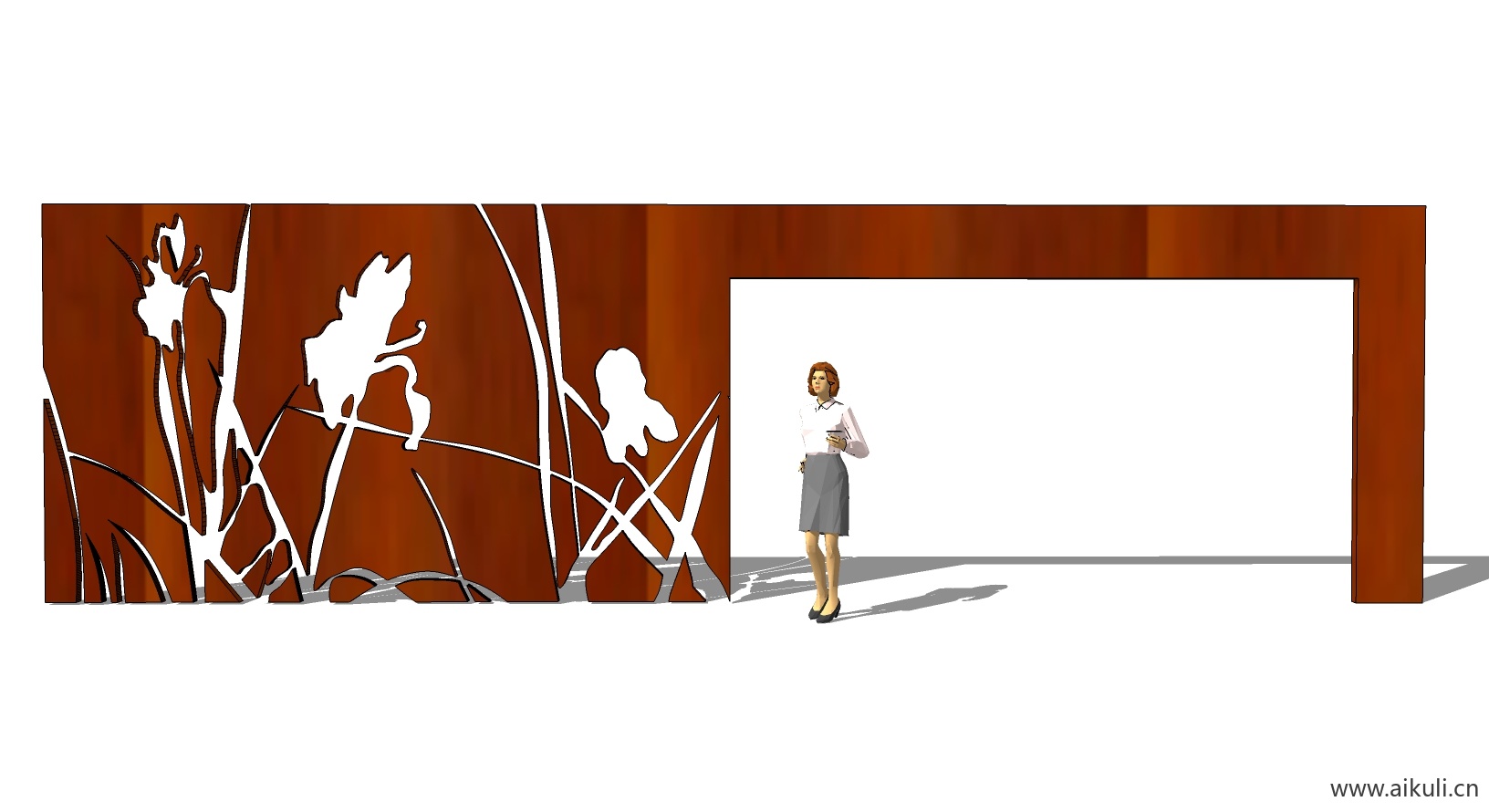 异形曲面剪影景墙 (4)