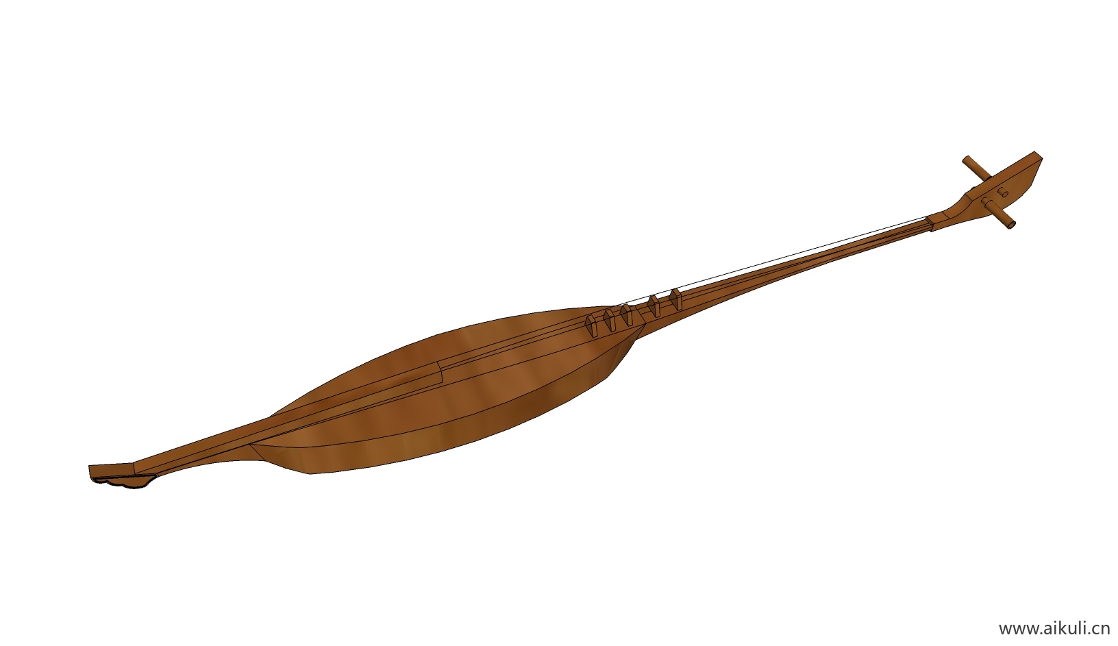 现代 唢呐 吉他 电子钢琴 手鼓 古代乐器M-SU免费模型