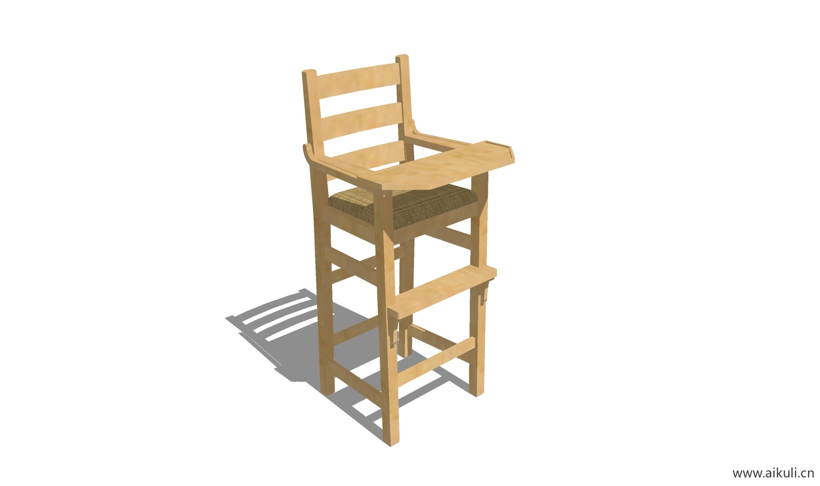 现代儿童卡通桌椅 幼儿园桌椅设施X-SU模型