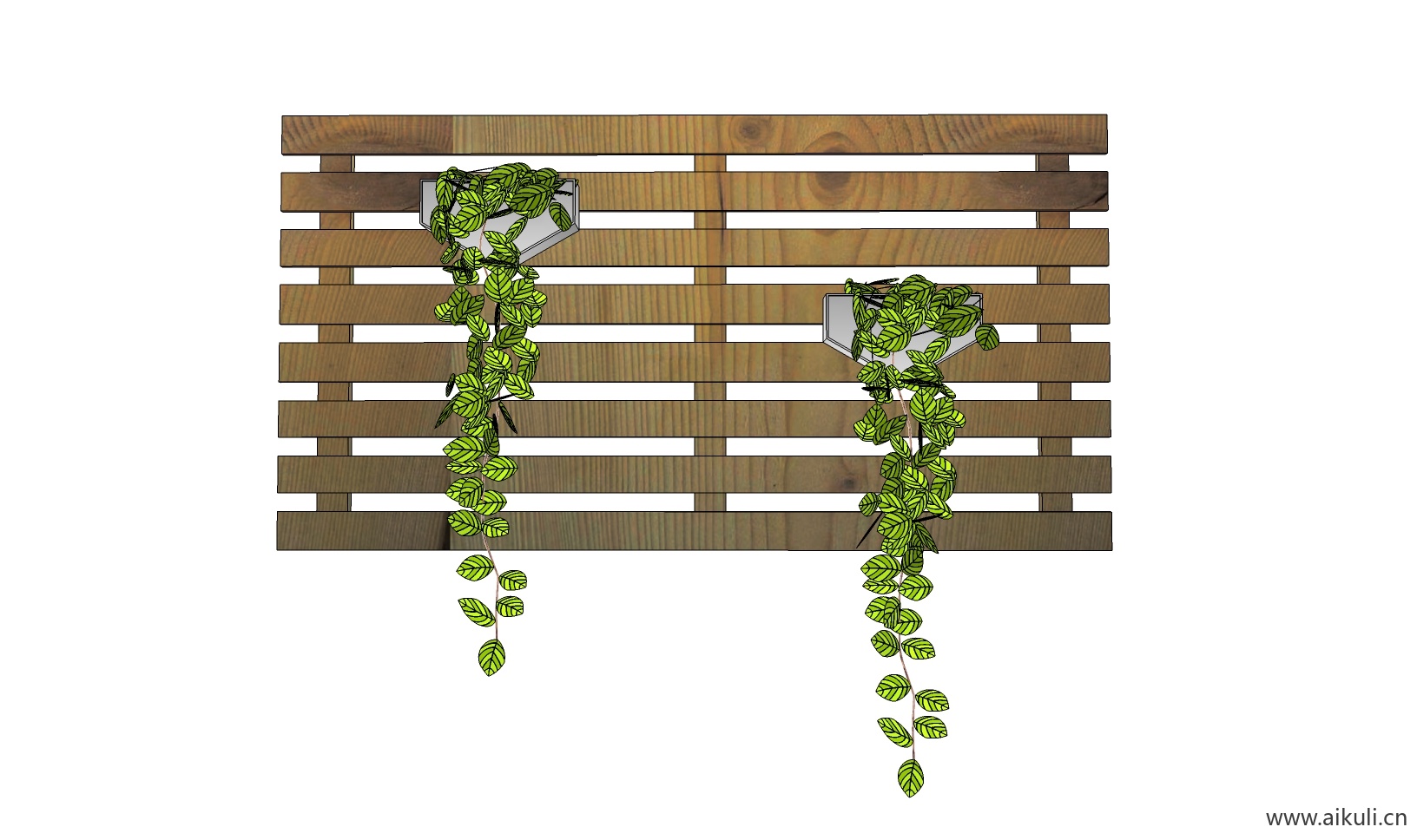 绿墙花架 拱门植物 植物墙 盆栽 盆景BD-su免费模型