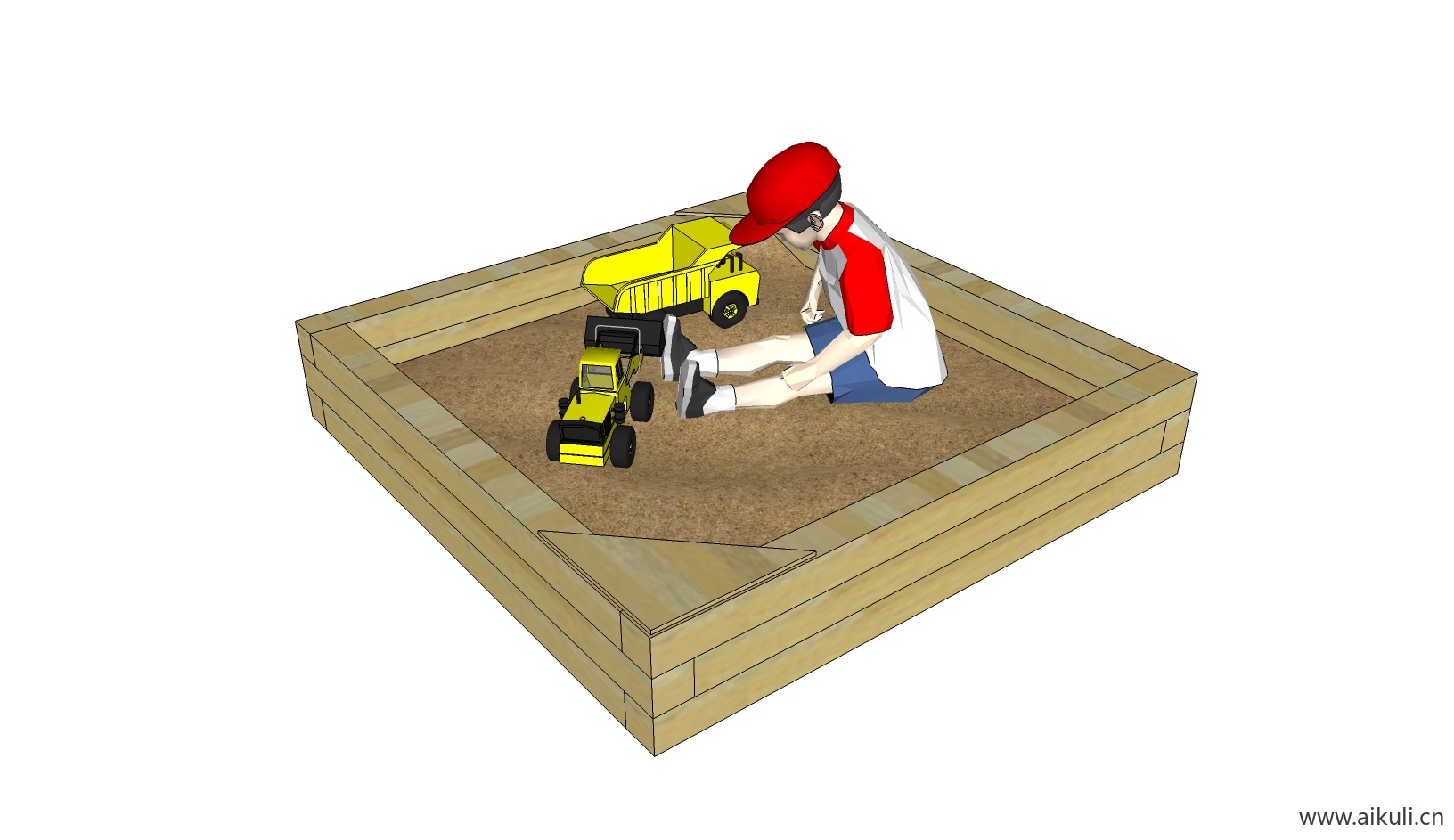 卡通玩具 现代幼儿园儿童玩具 教学设备M-SN模型