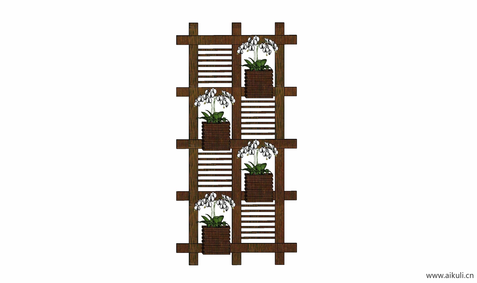 现代绿墙花架 拱门植物 植物墙 盆栽 盆景L-su免费模型