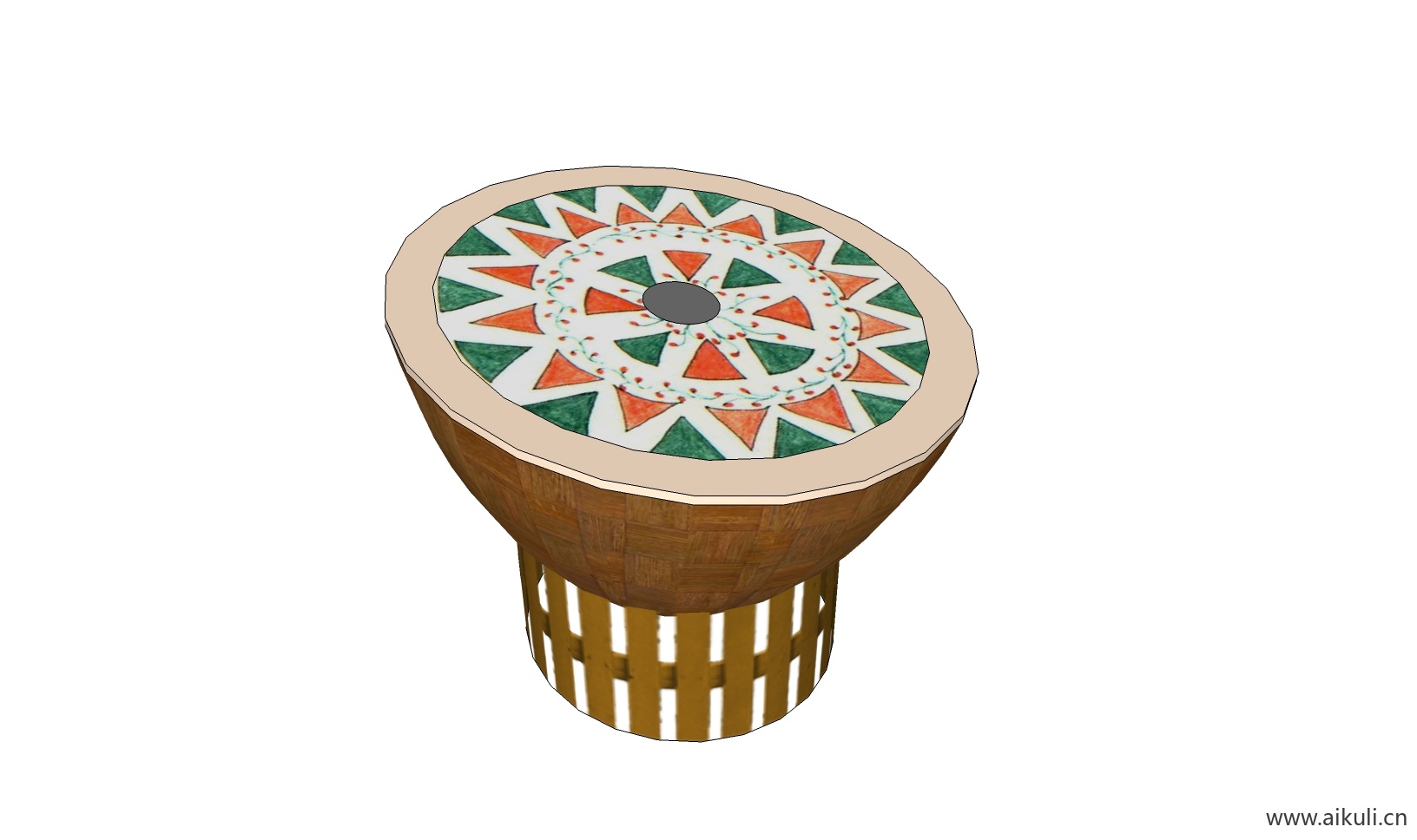 吉他 钢琴 手鼓 乐器BM-SU免费模型