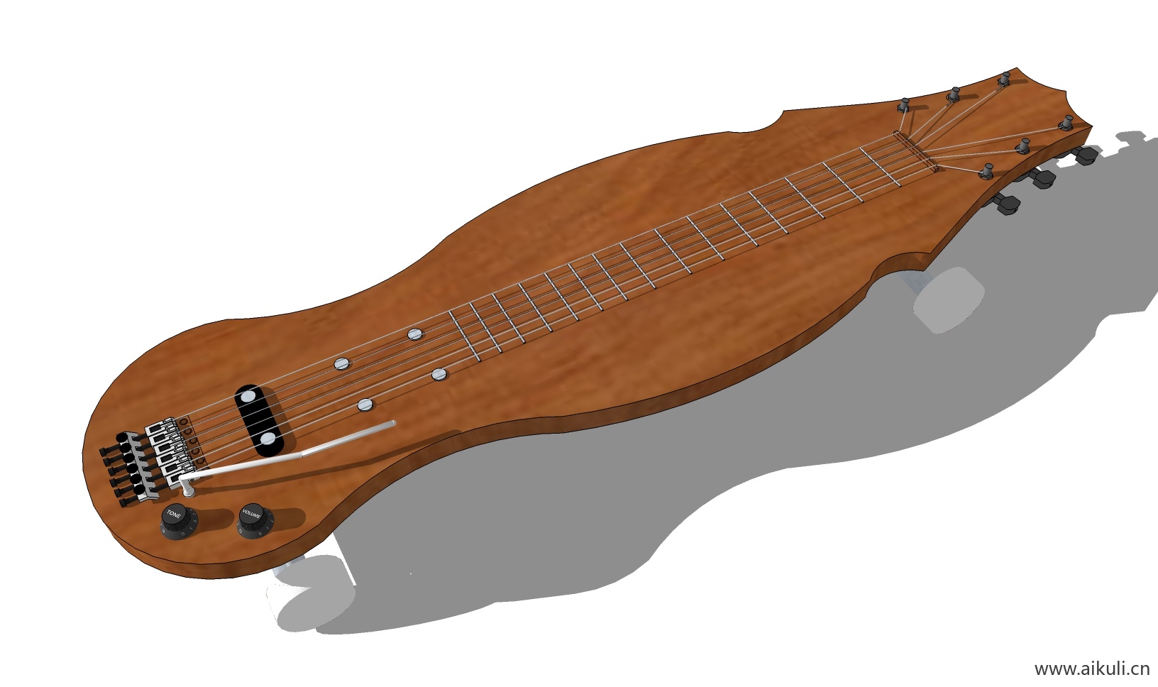 现代 唢呐 吉他 电子钢琴 手鼓 古代乐器BL-SU免费模型