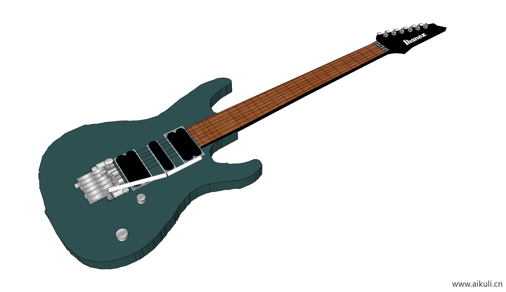 现代 唢呐 吉他 电子钢琴 手鼓 古代乐器E-SU免费模型