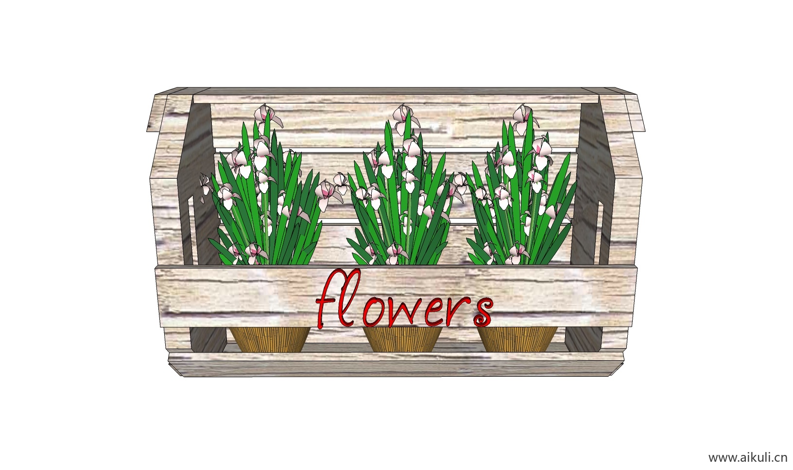 绿墙花架 拱门植物 植物墙 盆栽 盆景CA-su免费模型