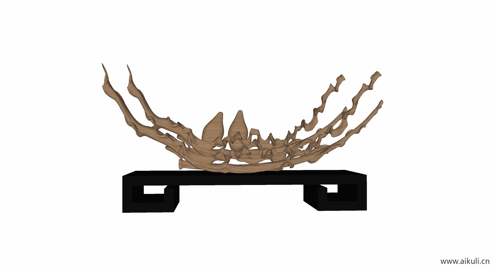 新中式摆件 SU模型饰品_1