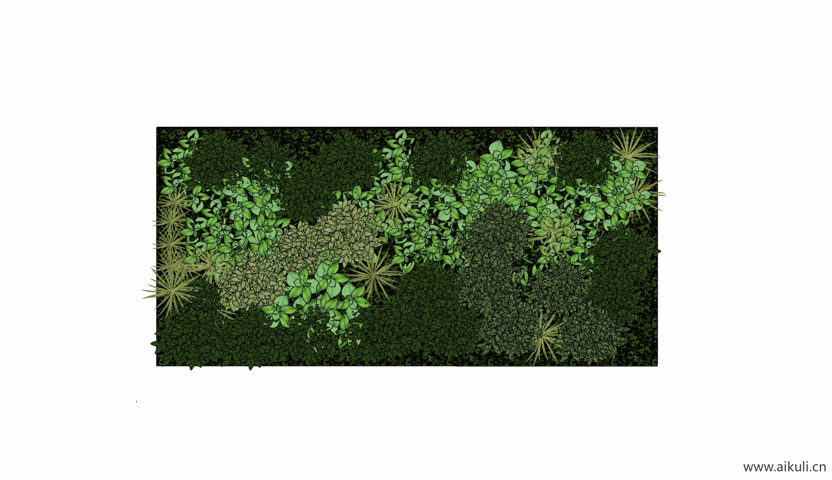 现代绿墙花架 拱门植物 植物墙 盆栽 盆景BG-su免费模型