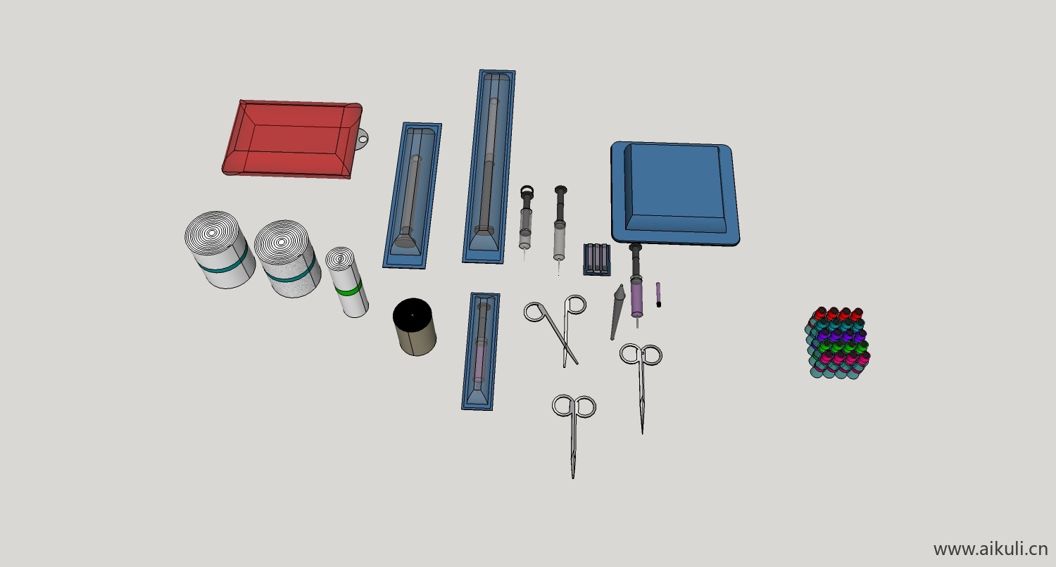 器械设备医用产品医疗instrumenta-su模型
